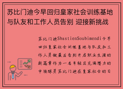 苏比门迪今早回归皇家社会训练基地与队友和工作人员告别 迎接新挑战
